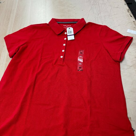 Nautica Boy's Polo 93K000 6VW in Bright Red 2XL - Picture 1 of 4